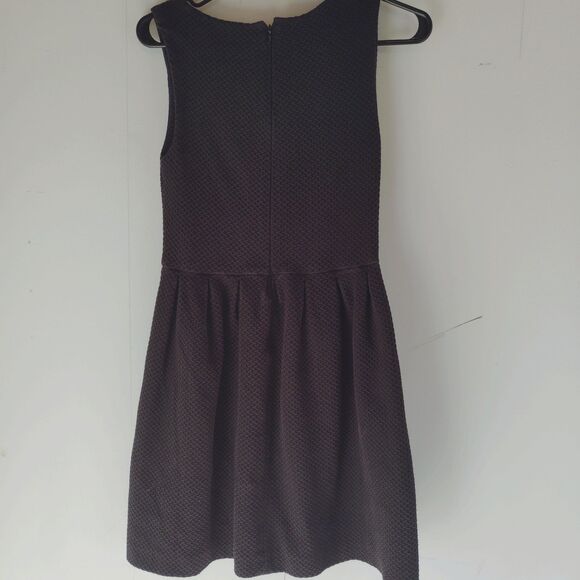 Ganni Noon and Night Textured Dress Fit Flare black Women XSmall - Picture 6 of 7